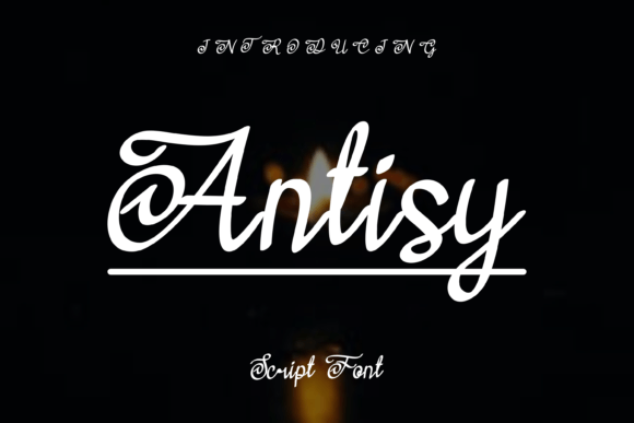Antisy Font: A Delicate Touch for Digital Design