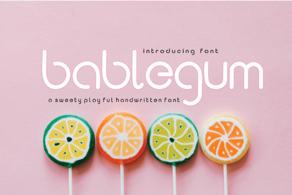Bablegum: A Handwritten Typeface for Modern Web Design