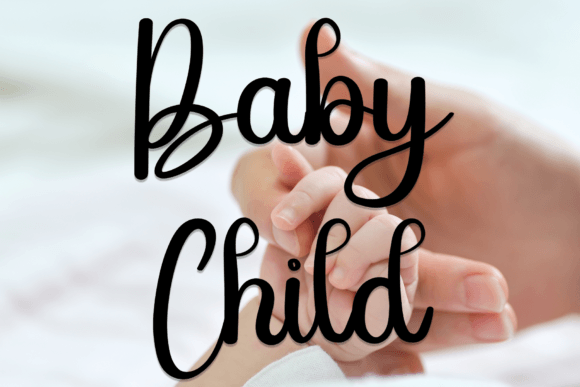 Baby Child Font: A Handwritten Typeface That Adds Personality to Branding