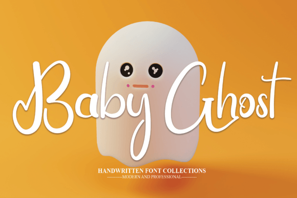 Baby Ghost Font: A Handwritten Typeface That Brings Your Crafts to Life