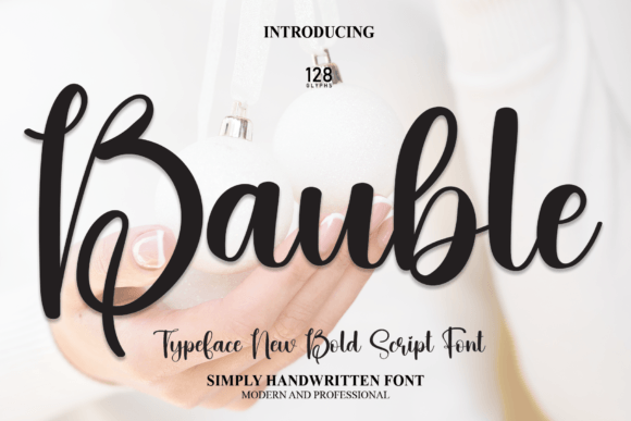 Bauble Font: A Polished Script for Your Brand’s Personality