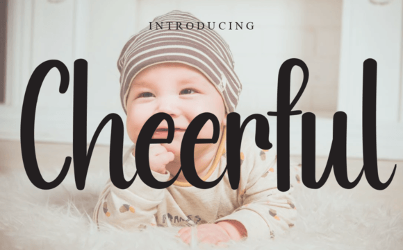 Cheerful Font: A Delightful Handwritten Typeface for Makers and Sellers
