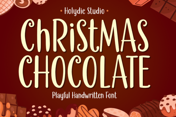 Christmas Chocolate Font: A Warm Script for Editorial Design