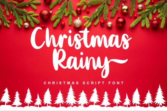 Christmas Rainy Font: A Timeless Typeface for Your Business
