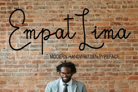 Empat Lima: A Handwritten Typeface That Elevates Branding Projects