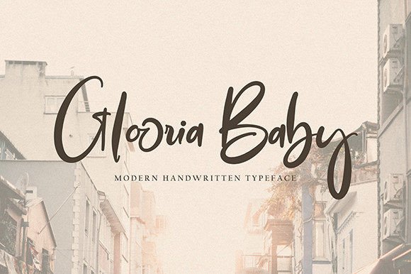 Glooria Baby Font: A Charming Script for Craft and Commercial Use