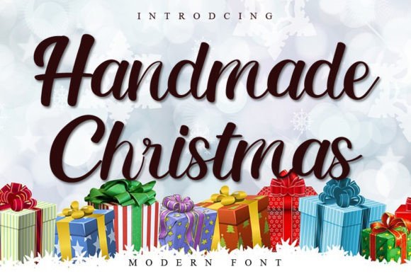Handmade Christmas: A Warm, Seasonal Script Font