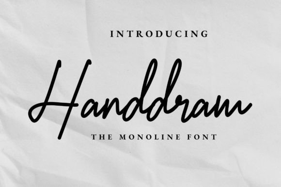 Handraw: A Handwritten Typeface That Elevates Web Design