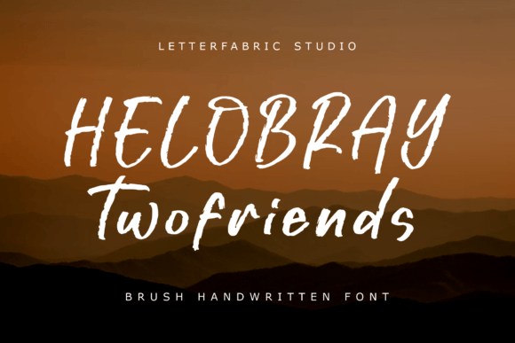 Helobray Twofriends: A Handwritten Font for a More Personal Brand