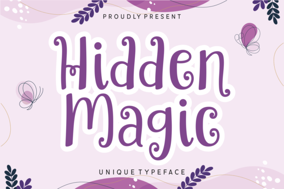 Hidden Magic: A Playful Handwritten Font for Editorial Design