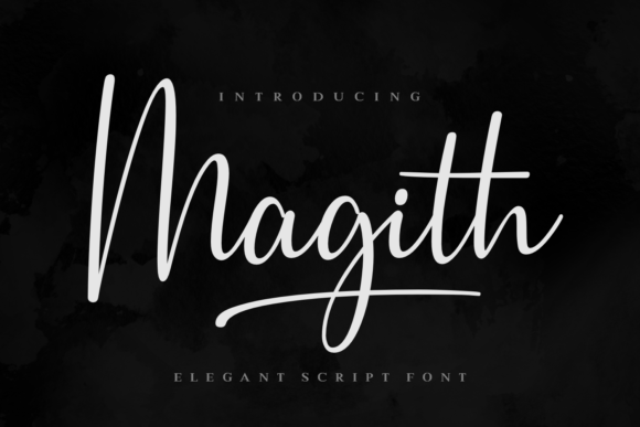 Magith Font: A Script Typeface for Sophisticated Web Design
