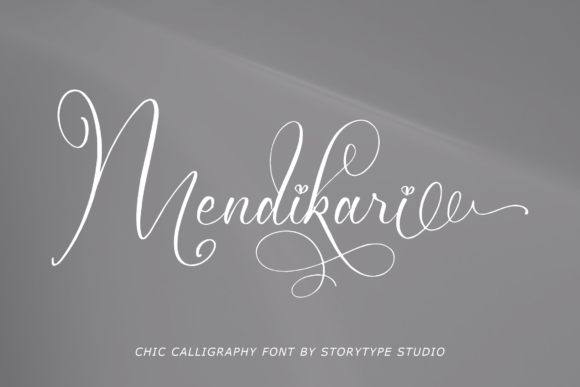 Mendikari: A Luxurious Script Font for Digital Design
