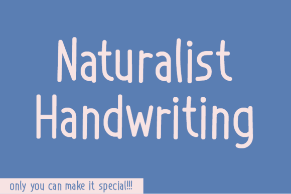 Naturalist Handwriting: A Versatile Script Font for Modern Web Design