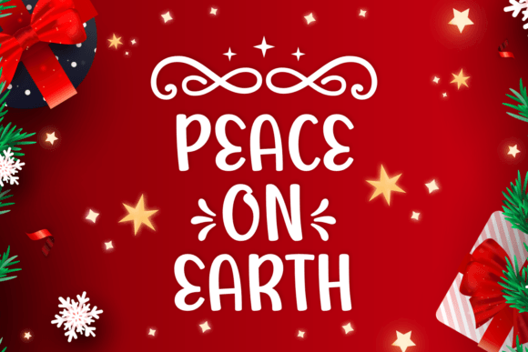Peace on Earth Font Review: A Joyful Handwritten Typeface for Creative Projects