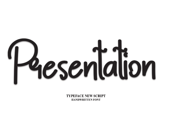 Presentation Font: A Handwritten Typeface for Real Campaigns