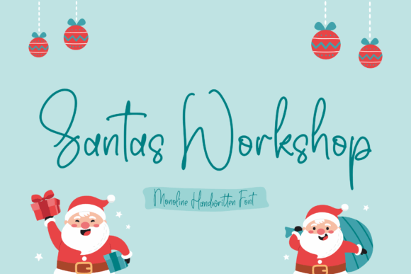 Santas Workshop Font – A Versatile Typeface for Campaign Design