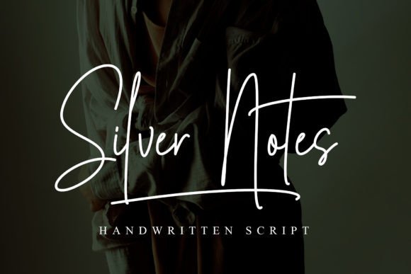 Silver Notes: A Handwritten Typeface for Editorial Elegance