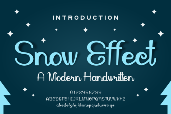 Snow Effect Font: A Handwritten Typeface That Feels Like a Brand Asset