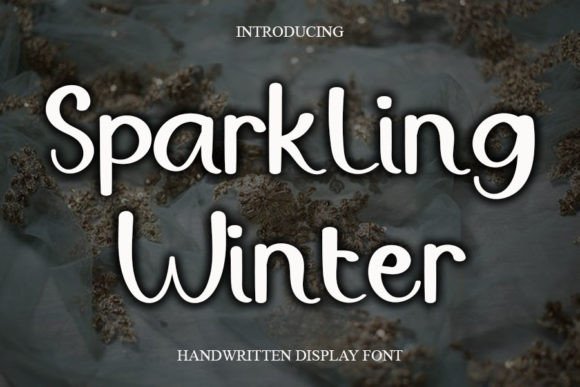 Sparkling Winter Font: A Handwritten Typeface for Editorial Warmth