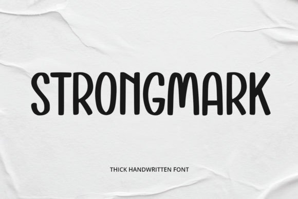 Strongmark: A Handwritten Font for Modern Web Design