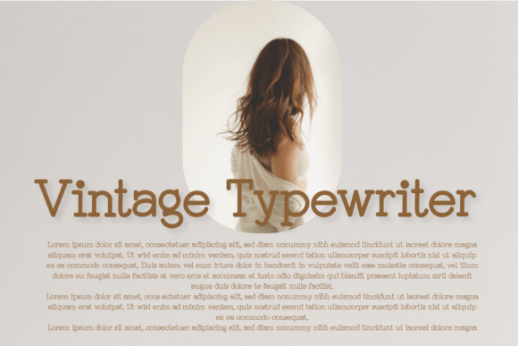 Vintage Typewriter Font: A Premium Typeface for Modern Branding